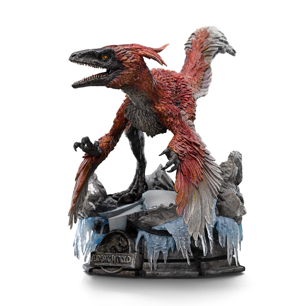 Estátua Pyroraptor - Jurassic World Dominion - Art Scale 1/10 - Iron Studios