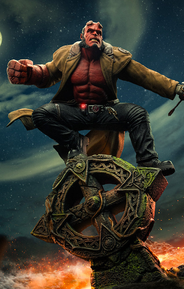 Estátua Hellboy - Hellboy 2 O Exército Dourado - Art Scale 1/10 - Iron Studios