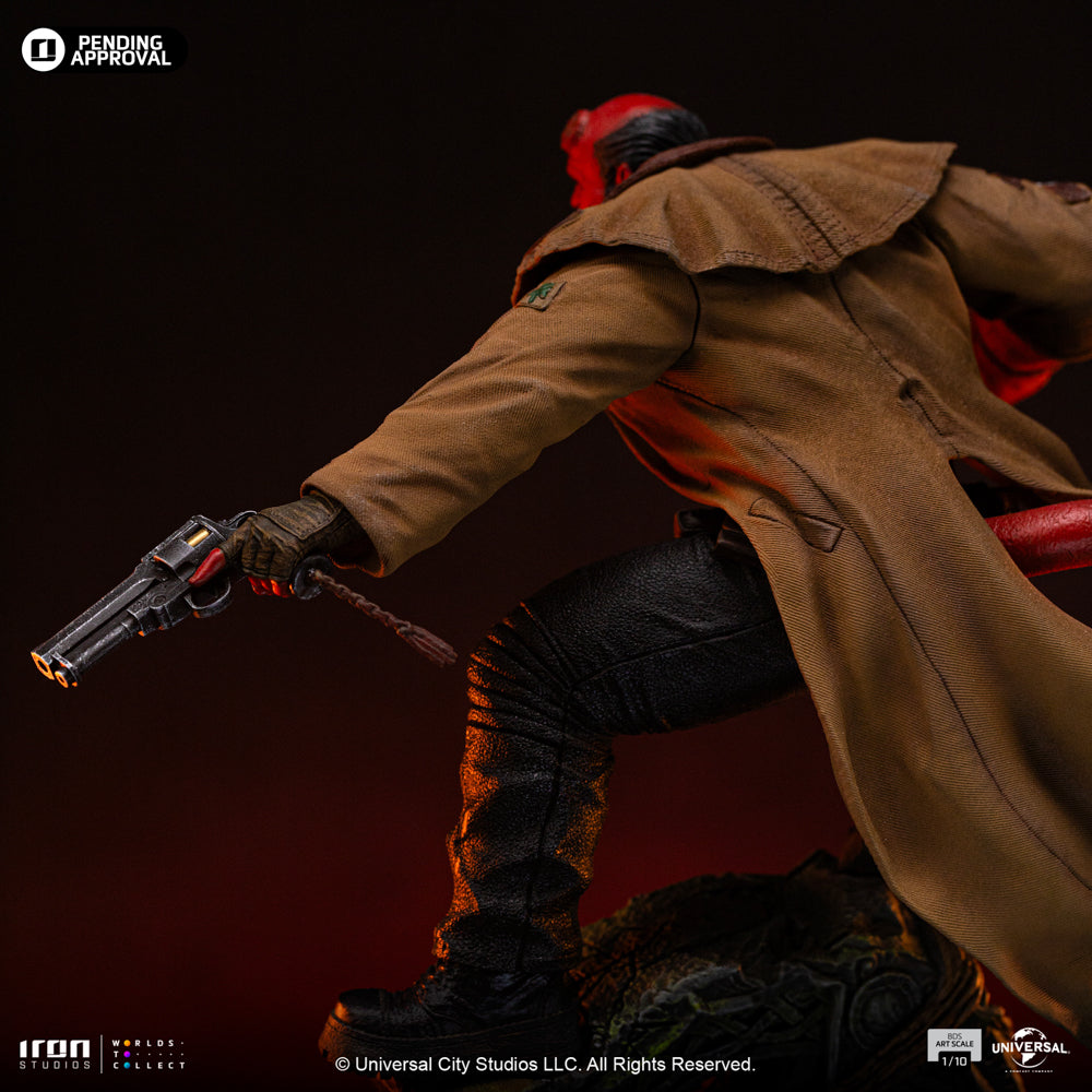 Estátua Hellboy - Hellboy 2 O Exército Dourado - Art Scale 1/10 - Iron Studios