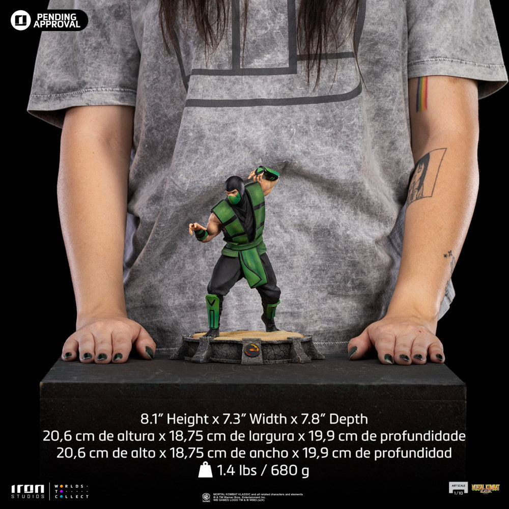 Estátua Reptile - Mortal Kombat - Art Scale 1/10 - Iron Studios