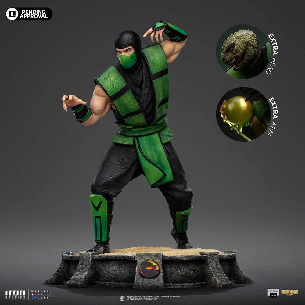 Estátua Reptile - Mortal Kombat - Art Scale 1/10 - Iron Studios