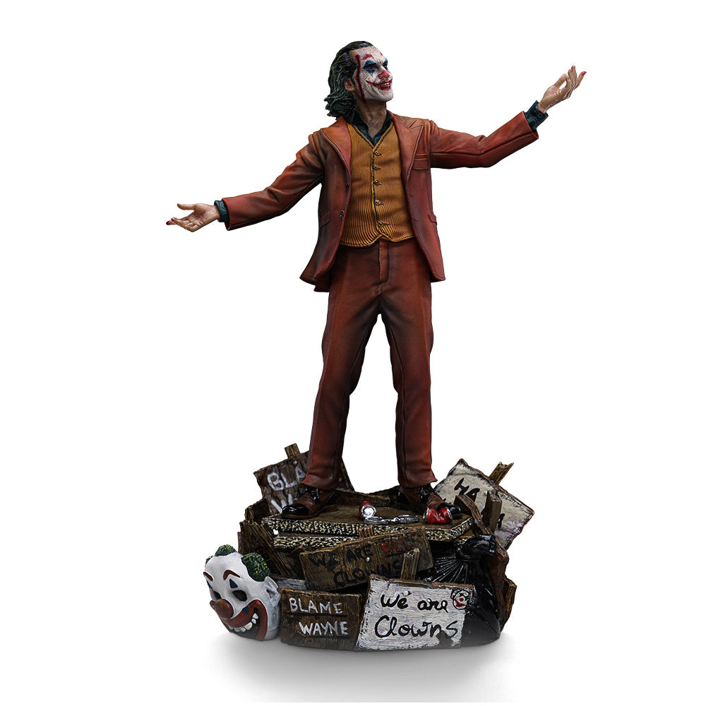 Estátua Coringa Arthur Fleck Deluxe - Coringa - Art Scale 1/10 - Iron Studios