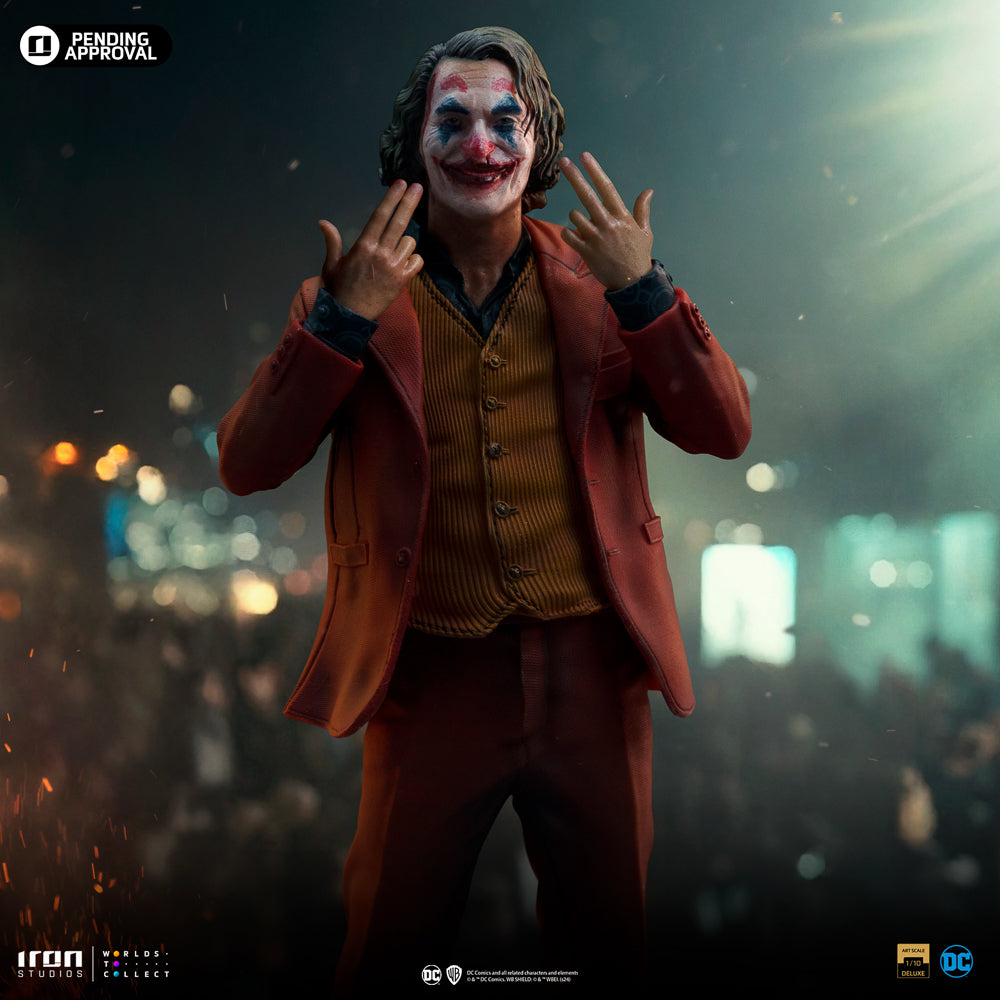Estátua Coringa Arthur Fleck Deluxe - Coringa - Art Scale 1/10 - Iron Studios