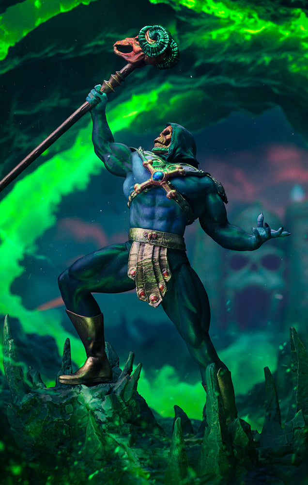 Estátua Esqueleto (Disco Version) - He-Man e os Mestres do Universo - Art Scale 1/10 - Iron Studios