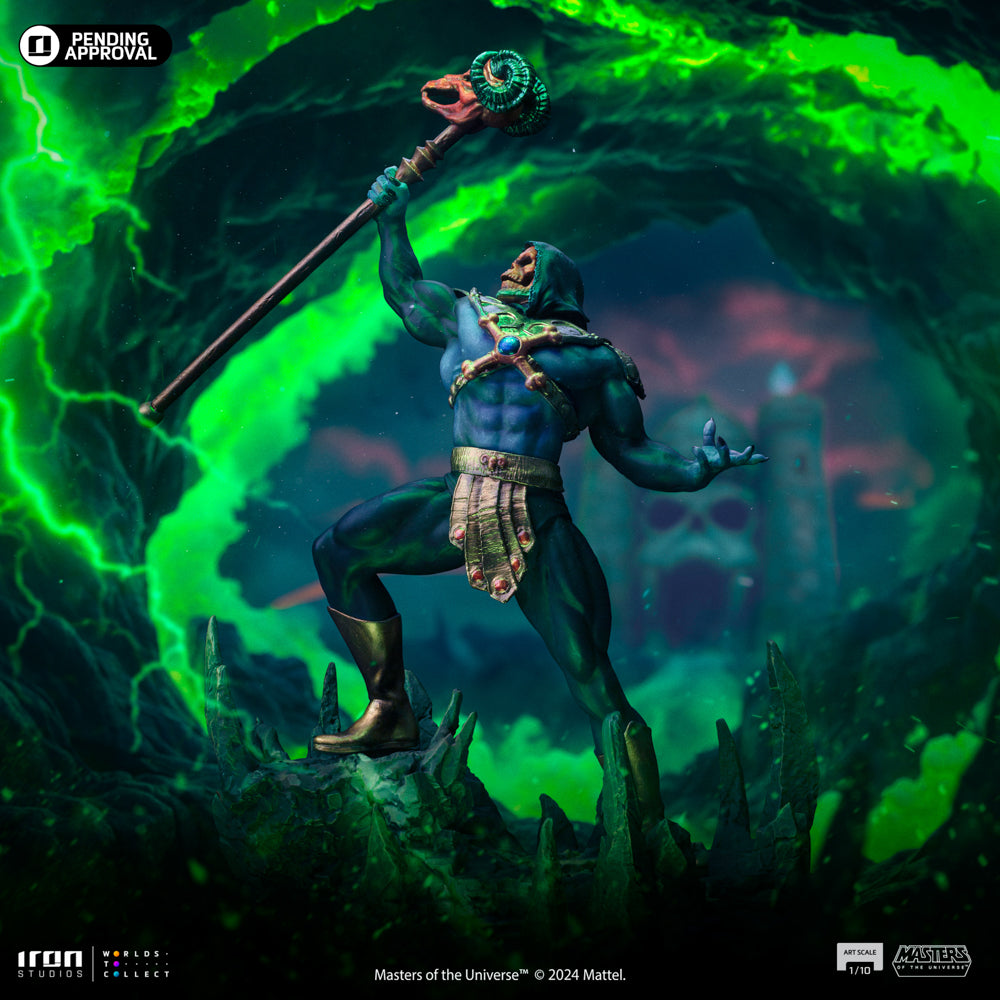 Estátua Esqueleto (Disco Version) - He-Man e os Mestres do Universo - Art Scale 1/10 - Iron Studios