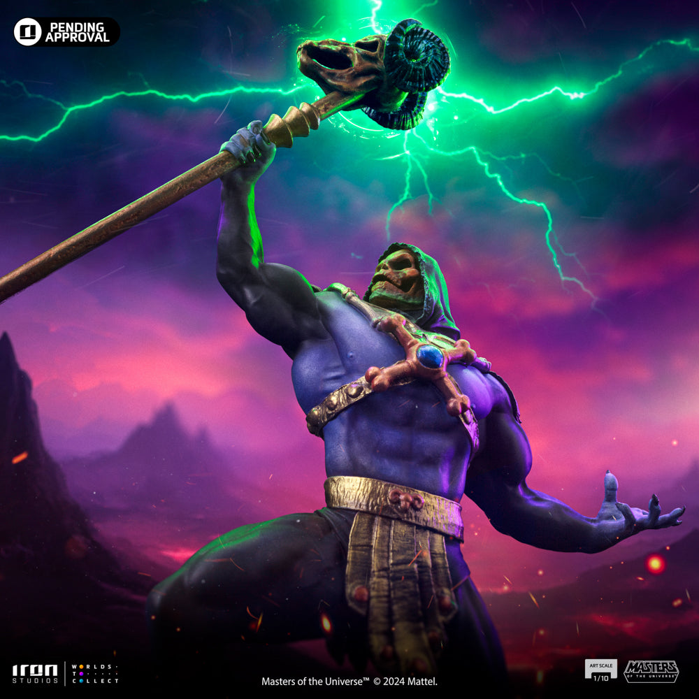 Estátua Esqueleto (Disco Version) - He-Man e os Mestres do Universo - Art Scale 1/10 - Iron Studios