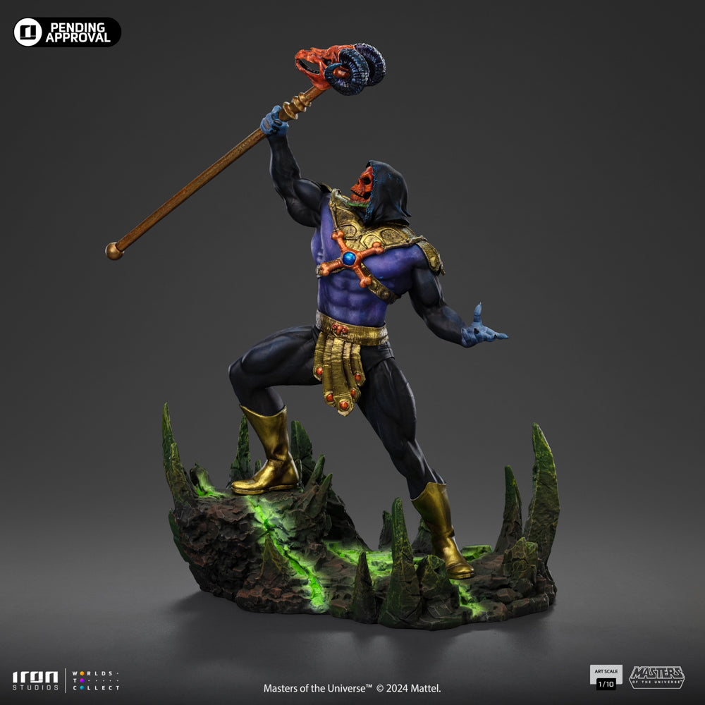 Estátua Esqueleto (Disco Version) - He-Man e os Mestres do Universo - Art Scale 1/10 - Iron Studios