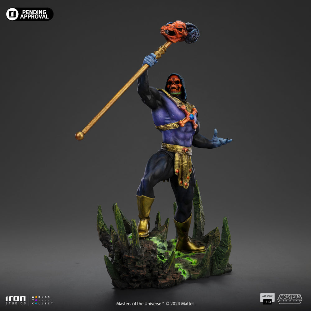 Estátua Esqueleto (Disco Version) - He-Man e os Mestres do Universo - Art Scale 1/10 - Iron Studios