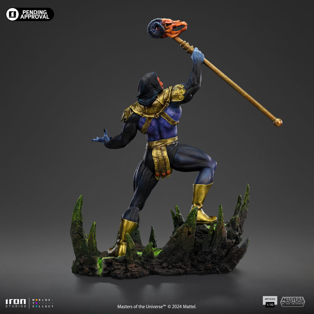 Estátua Esqueleto (Disco Version) - He-Man e os Mestres do Universo - Art Scale 1/10 - Iron Studios