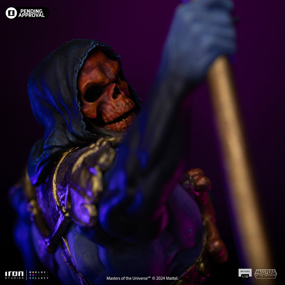 Estátua Esqueleto (Disco Version) - He-Man e os Mestres do Universo - Art Scale 1/10 - Iron Studios