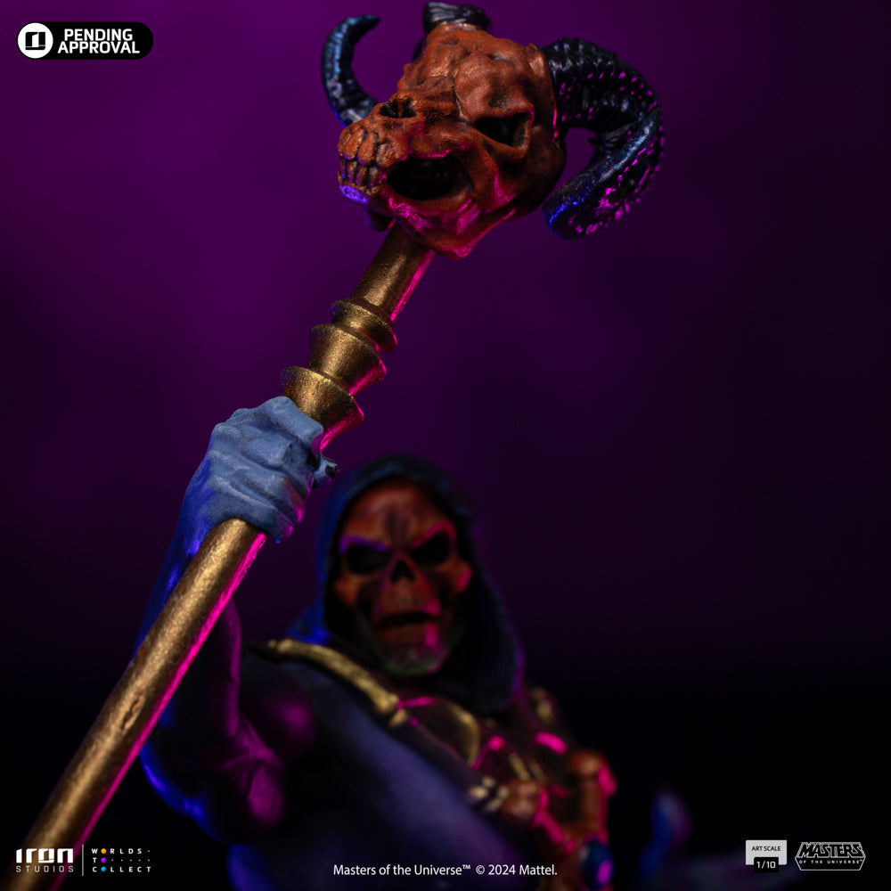 Estátua Esqueleto (Disco Version) - He-Man e os Mestres do Universo - Art Scale 1/10 - Iron Studios