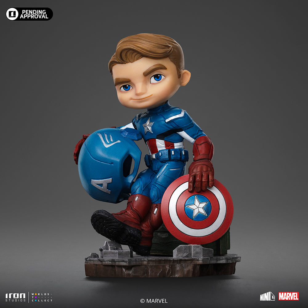 Minico Pand Estátua Capitão América - The Infinity Saga - MiniCo - Iron Studios ...