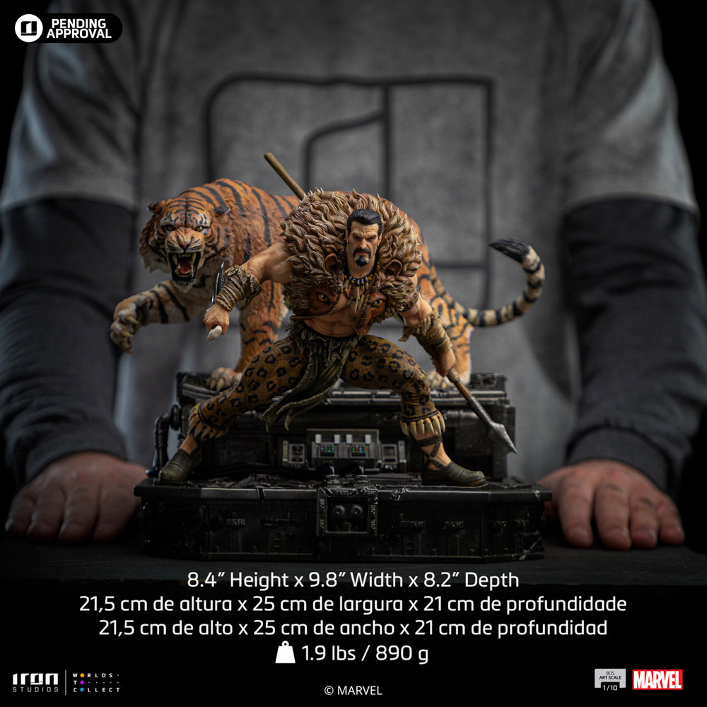 Estátua Kraven - Spider-Man vs Villains Diorama - BDS Art Scale 1/10 - Iron Studios