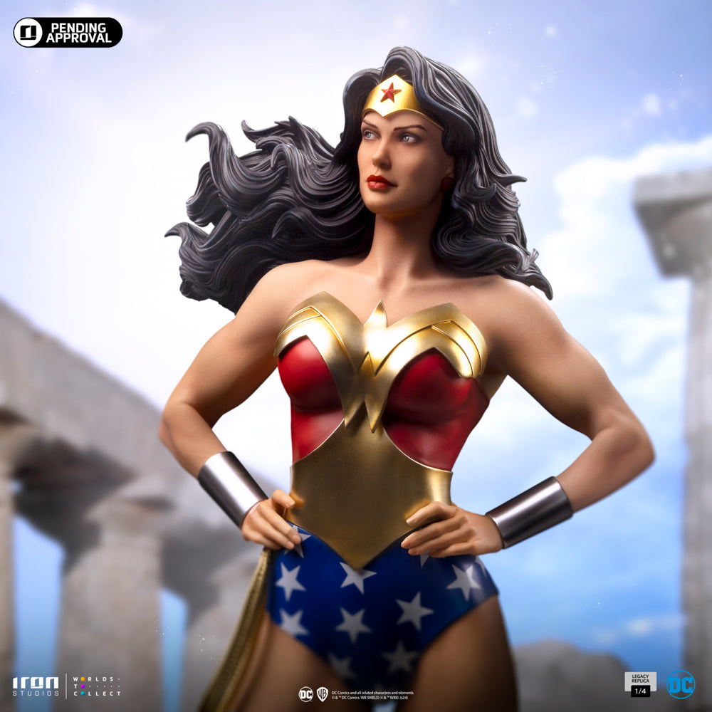 Estátua Mulher Maravilha - DC Trinity - Legacy Replica 1/4 - Iron Studios