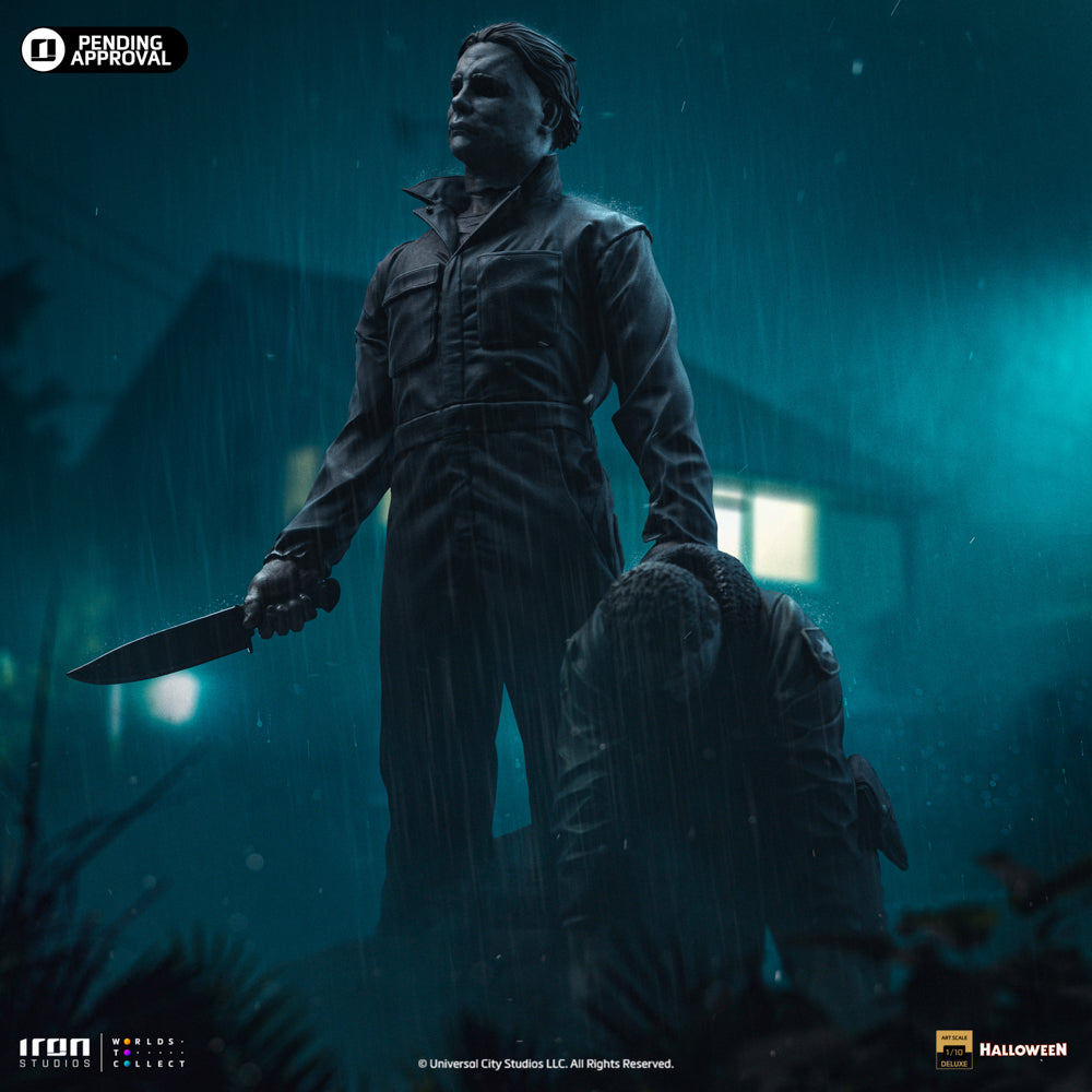 Estátua Michael Myers Deluxe - Halloween 2 - Art Scale 1/10 - Iron Studios