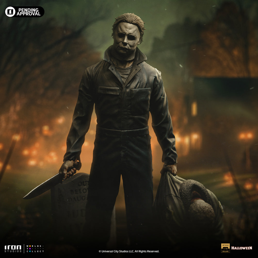 Estátua Michael Myers Deluxe - Halloween 2 - Art Scale 1/10 - Iron Studios
