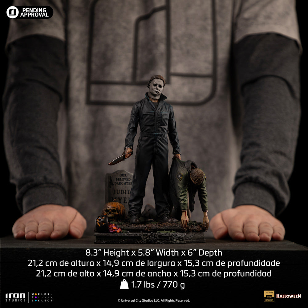 Estátua Michael Myers Deluxe - Halloween 2 - Art Scale 1/10 - Iron Studios