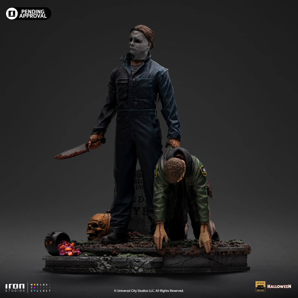 Estátua Michael Myers Deluxe - Halloween 2 - Art Scale 1/10 - Iron Studios