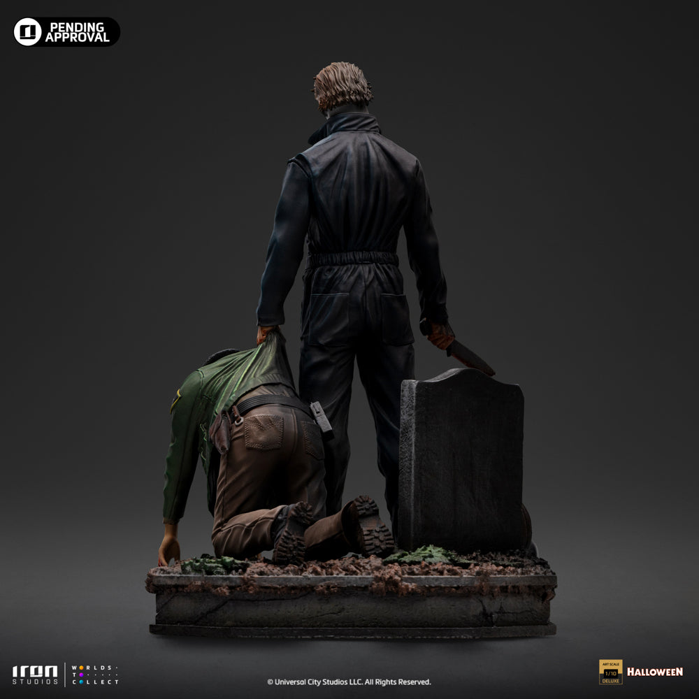 Estátua Michael Myers Deluxe - Halloween 2 - Art Scale 1/10 - Iron Studios