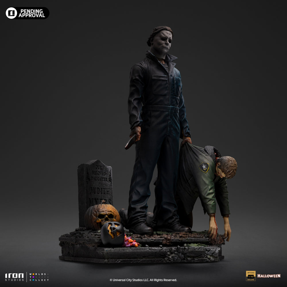 Estátua Michael Myers Deluxe - Halloween 2 - Art Scale 1/10 - Iron Studios