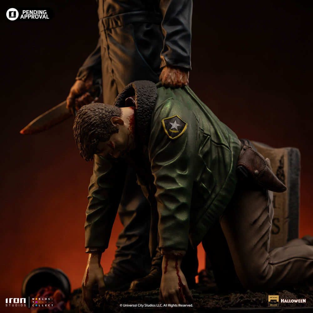 Estátua Michael Myers Deluxe - Halloween 2 - Art Scale 1/10 - Iron Studios