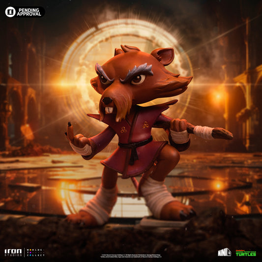 Estátua Mestre Splinter Comics Regular - TMNT - MiniCo - Iron Studios