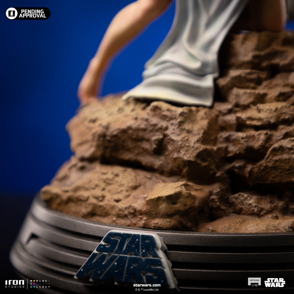Estátua Luke and Leia Deluxe - Star Wars - Art Scale 1/10 - Iron Studios