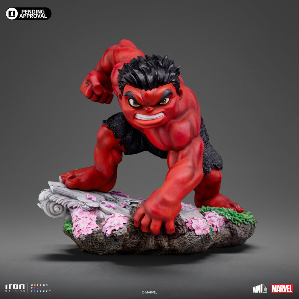 Estátua Red Hulk - Captain America: Brave New World - MiniCo - Iron Studios