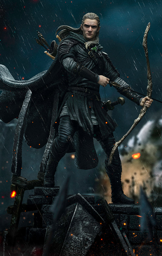 Estátua Legolas Unleashed - O Senhor dos Anéis - Art Scale 1/10 - Iron Studios