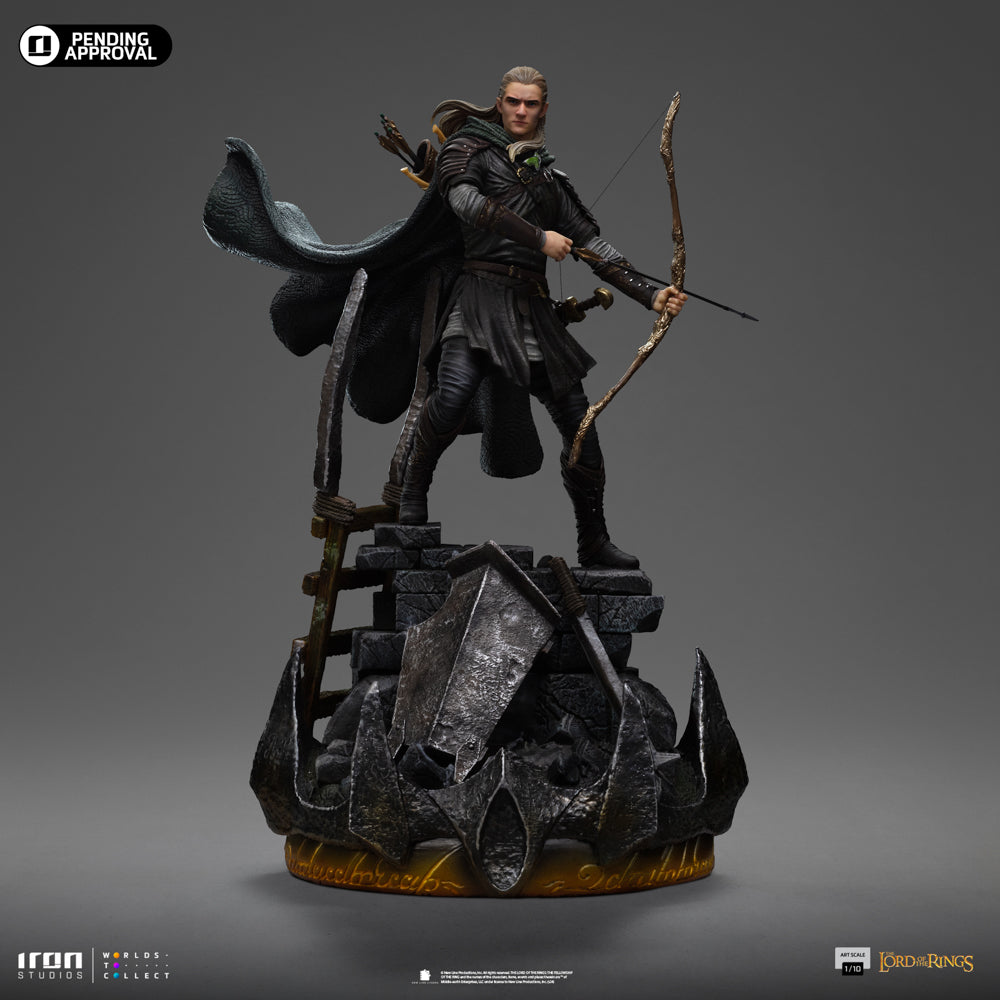 Estátua Legolas Unleashed - O Senhor dos Anéis - Art Scale 1/10 - Iron Studios