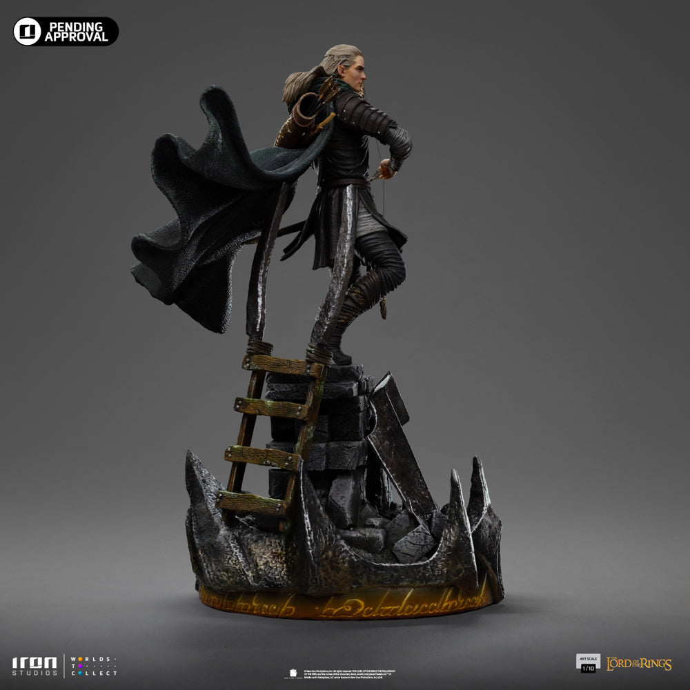 Estátua Legolas Unleashed - O Senhor dos Anéis - Art Scale 1/10 - Iron Studios