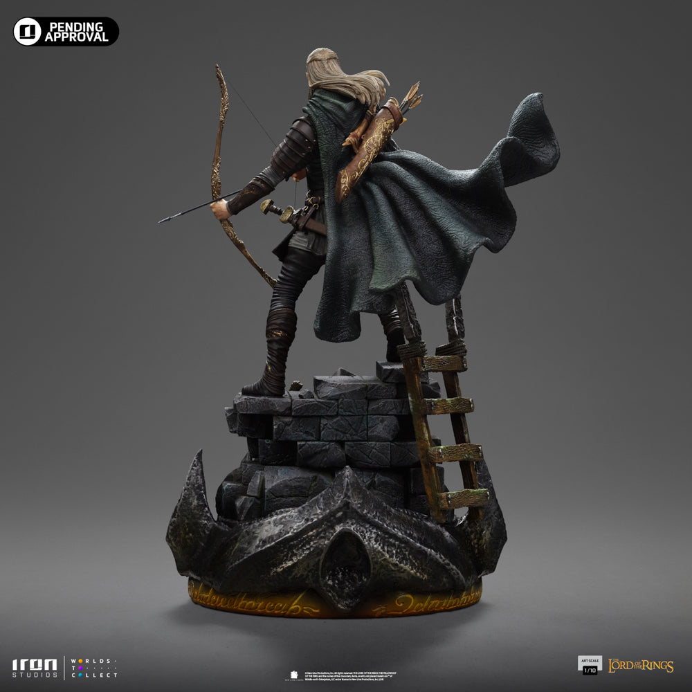 Estátua Legolas Unleashed - O Senhor dos Anéis - Art Scale 1/10 - Iron Studios