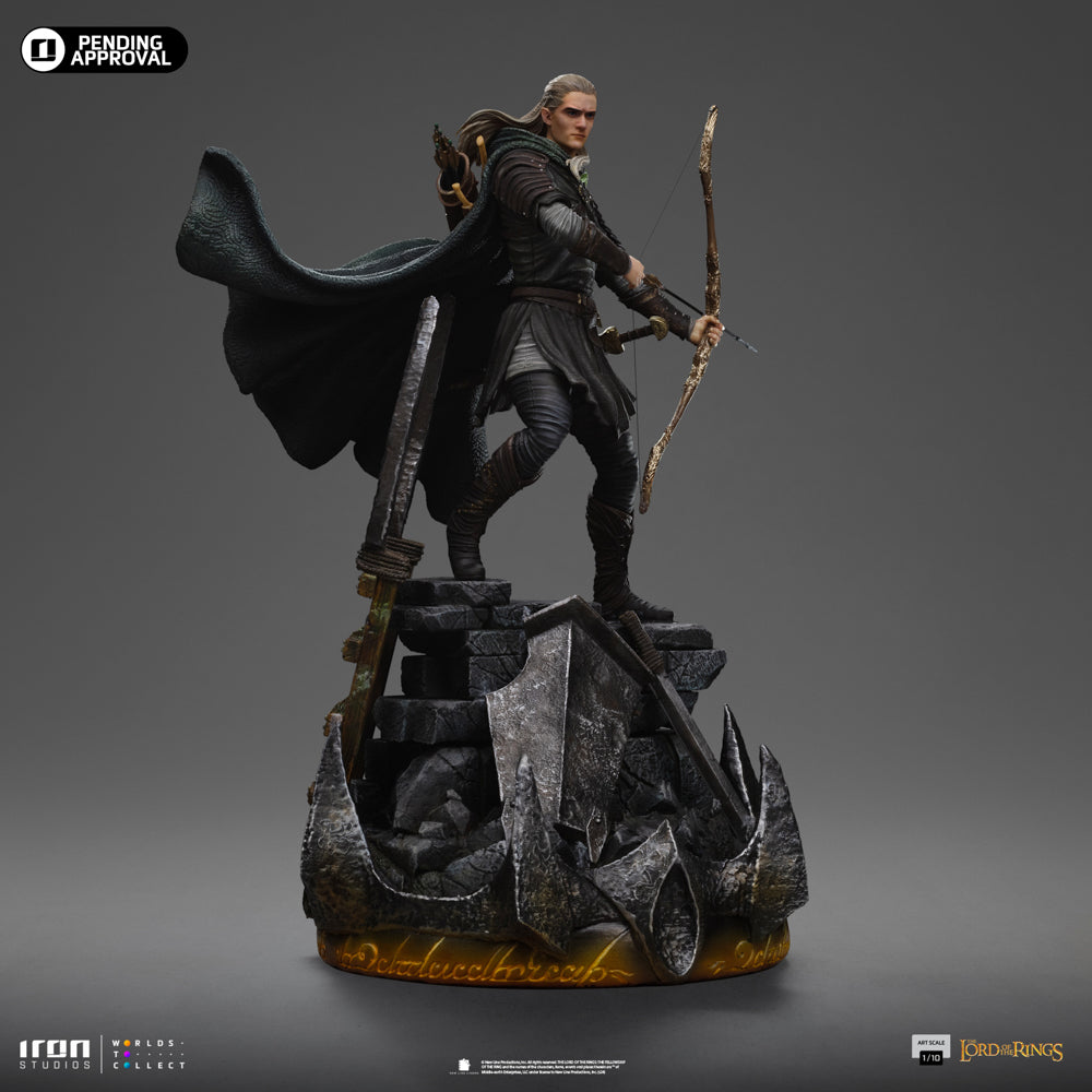 Estátua Legolas Unleashed - O Senhor dos Anéis - Art Scale 1/10 - Iron Studios