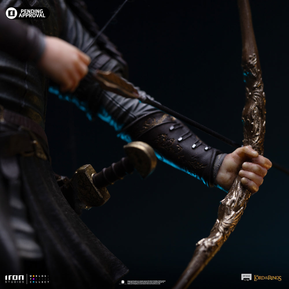 Estátua Legolas Unleashed - O Senhor dos Anéis - Art Scale 1/10 - Iron Studios