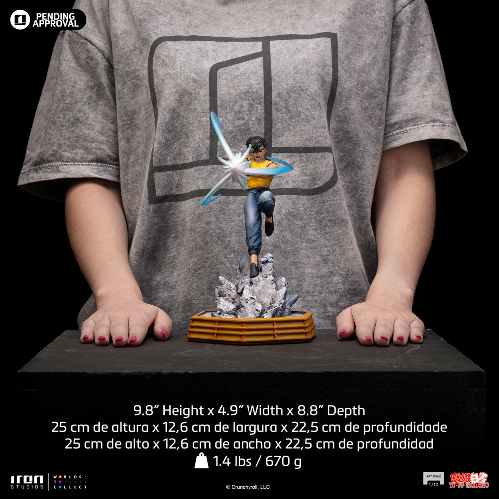 Estátua Yusuke Urameshi - Yu Yu Hakusho - Art Scale 1/10 - Iron Studios