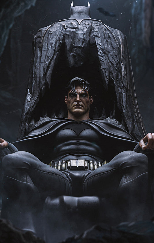 Estátua Batman and Bruce Wayne - DC Comics - Legacy Replica 1/4 - Iron Studios