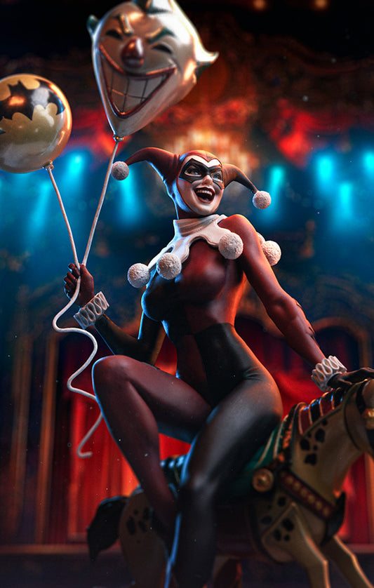 Estátua Arlequina Unleashed - DC Comics - Art Scale 1/10 - Iron Studios