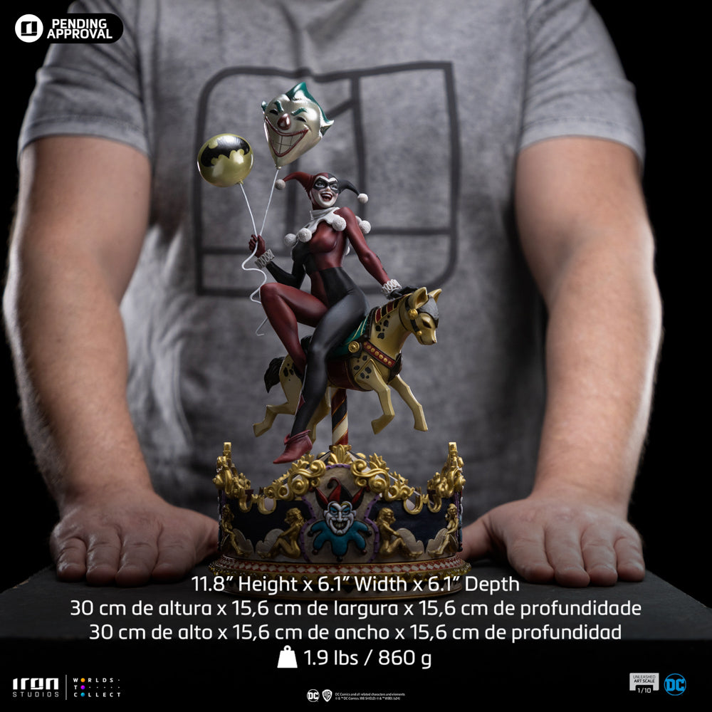 Estátua Arlequina Unleashed - DC Comics - Art Scale 1/10 - Iron Studios