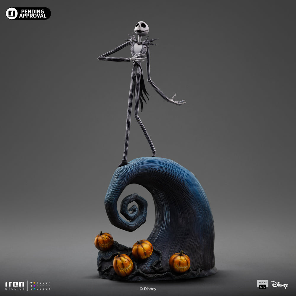 Estátua Jack Skellington - Estranha Mundo de Jack  - Art Scale 1/10 - Iron Studios