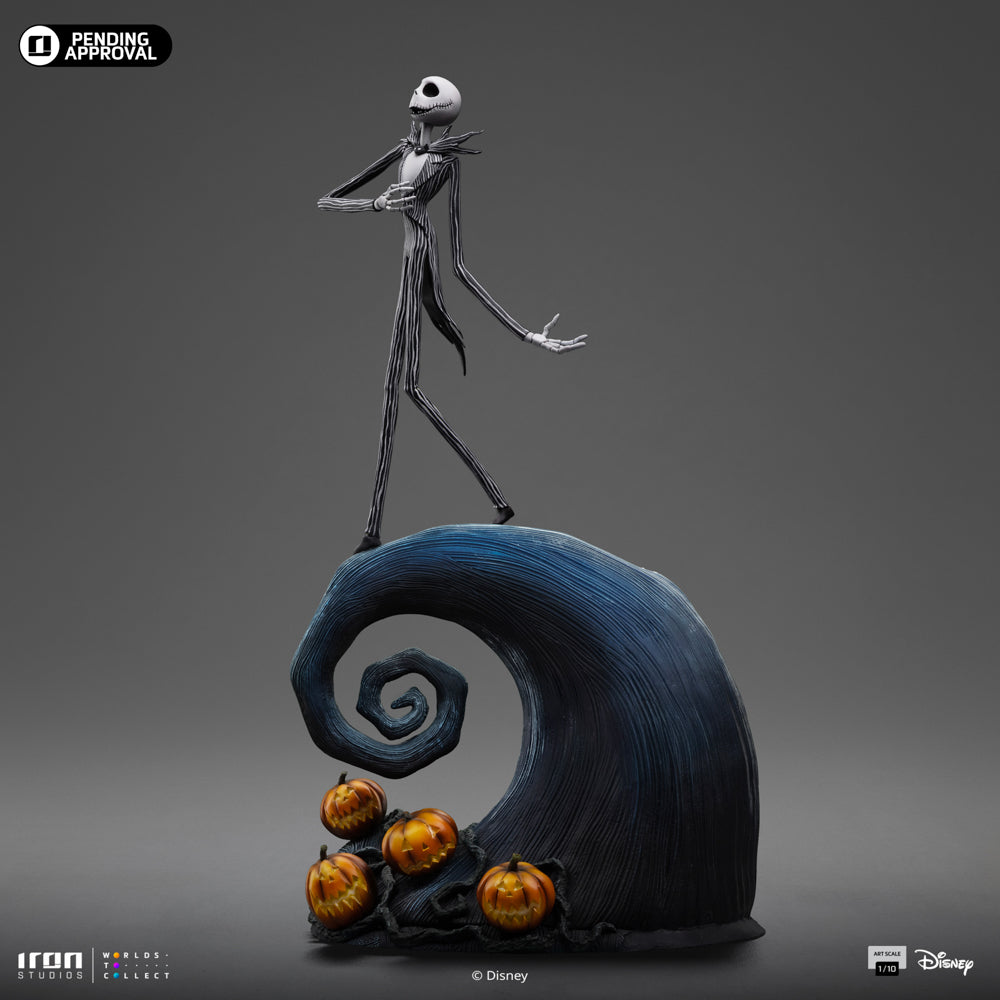 Estátua Jack Skellington - Estranha Mundo de Jack  - Art Scale 1/10 - Iron Studios