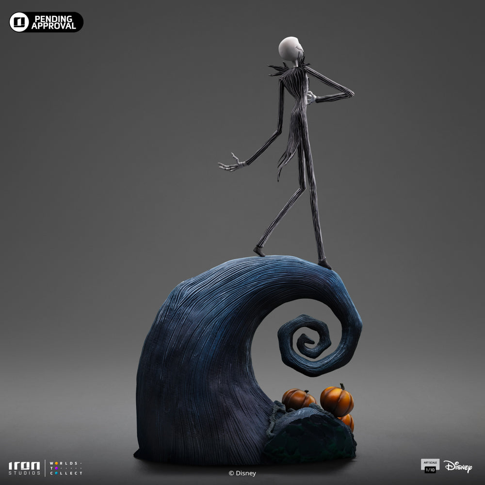 Estátua Jack Skellington - Estranha Mundo de Jack  - Art Scale 1/10 - Iron Studios