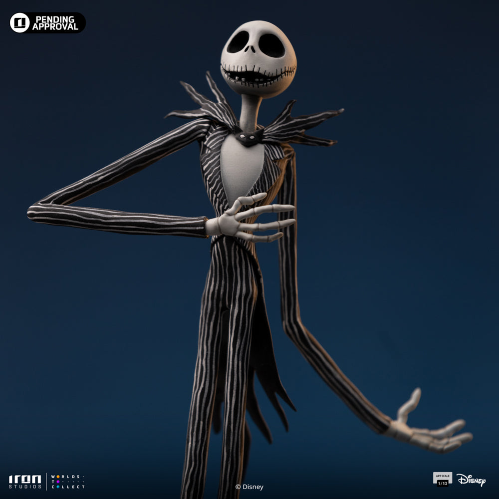 Estátua Jack Skellington - Estranha Mundo de Jack  - Art Scale 1/10 - Iron Studios