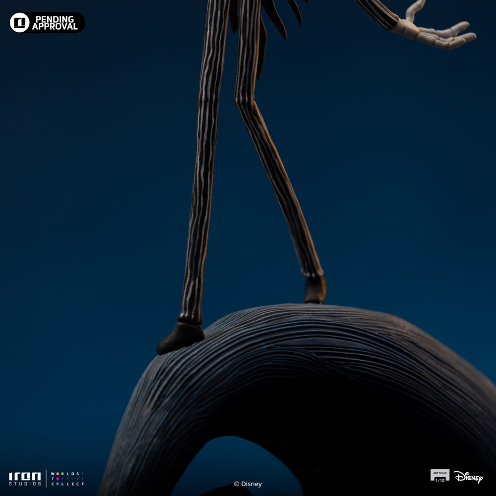 Estátua Jack Skellington - Estranha Mundo de Jack  - Art Scale 1/10 - Iron Studios