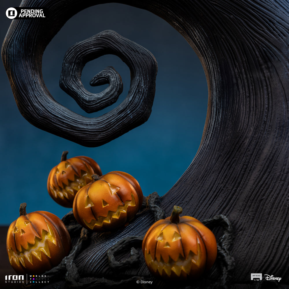 Estátua Jack Skellington - Estranha Mundo de Jack  - Art Scale 1/10 - Iron Studios