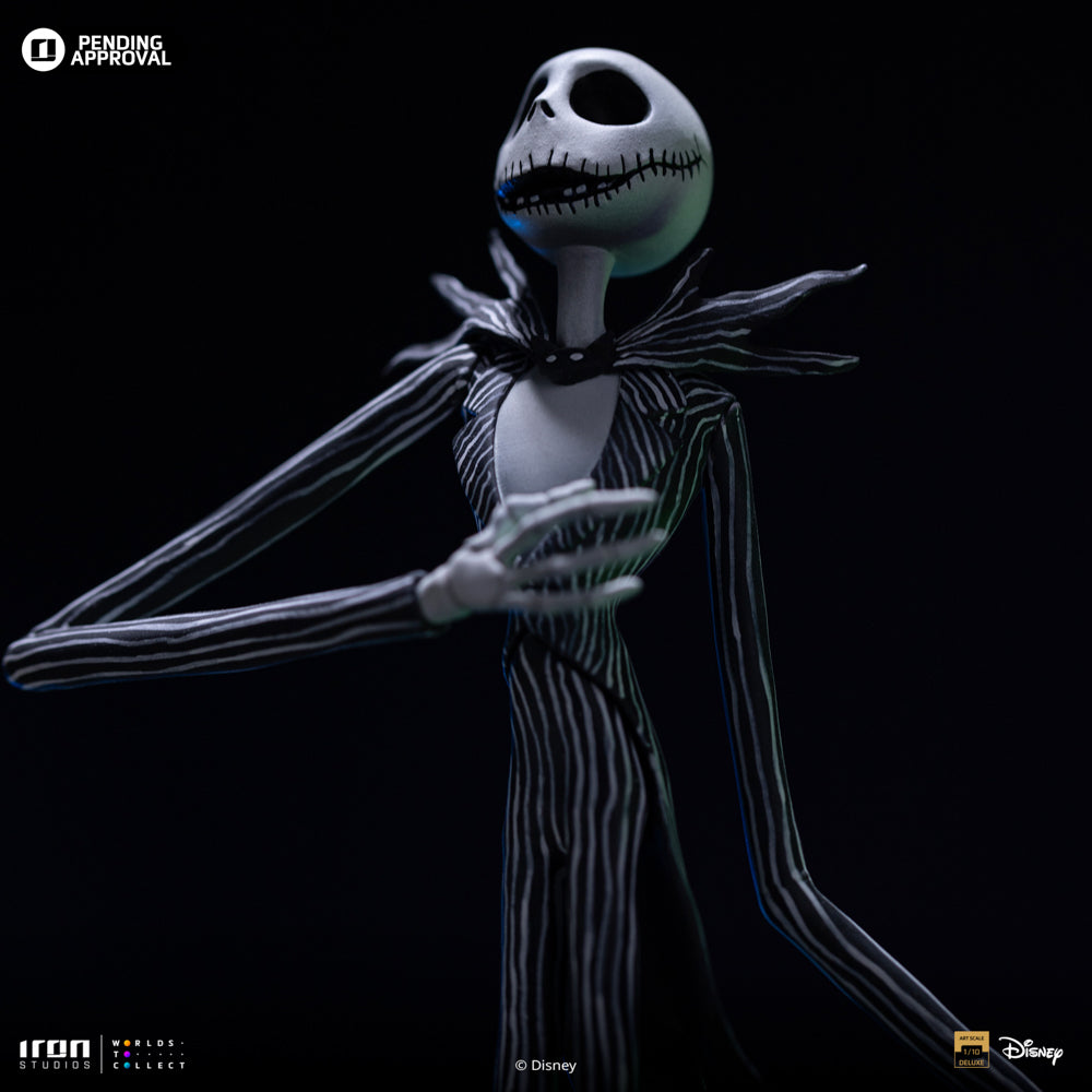 Estátua Jack and Sally  Deluxe - O Estranho Mundo de Jack - Art Scale 1/10 - Iron Studios