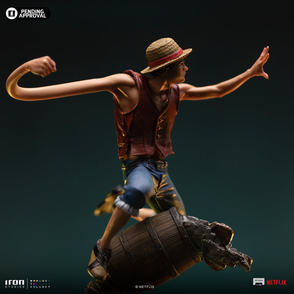 Estátua Monkey D. Luffy - One Piece Netflix - Art Scale 1/10 - Iron Studios