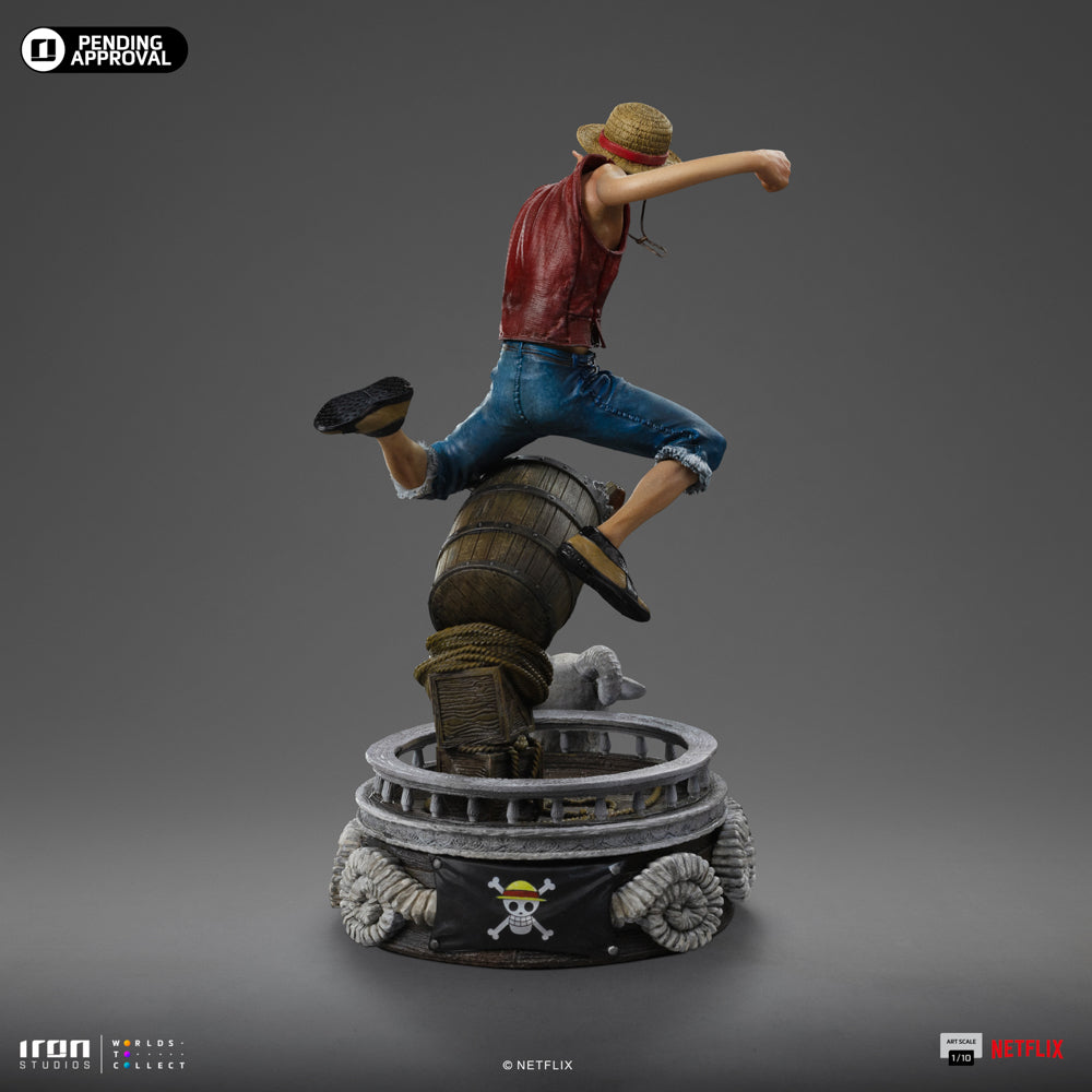 Estátua Monkey D. Luffy - One Piece Netflix - Art Scale 1/10 - Iron Studios