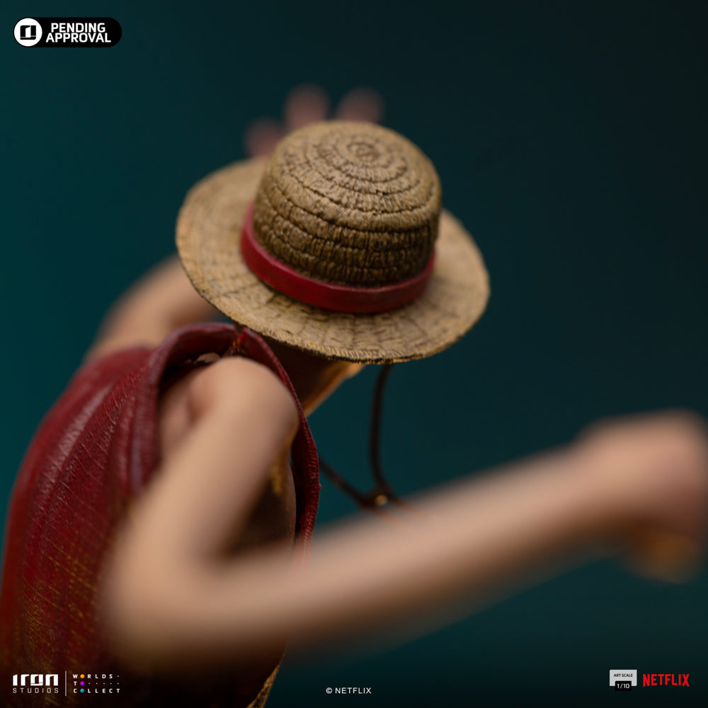 Estátua Monkey D. Luffy - One Piece Netflix - Art Scale 1/10 - Iron Studios