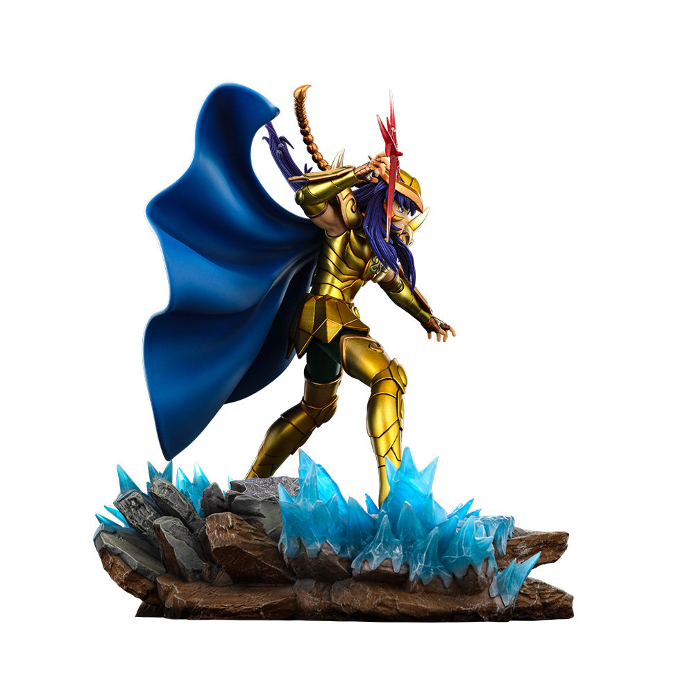 Estátua Milo de Escorpião - Os Cavaleiros do Zodíaco - Art Scale 1/10 - Iron Studios
