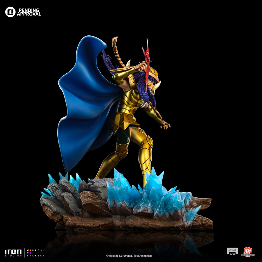 Estátua Milo de Escorpião - Os Cavaleiros do Zodíaco - Art Scale 1/10 - Iron Studios